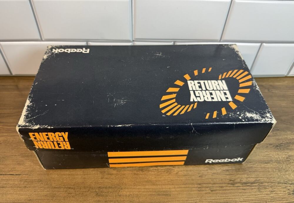 Vintage Reebok Aerobic 4100 ERS Shoebox ONLY Women's Size 7.5 Empty Box 1980s